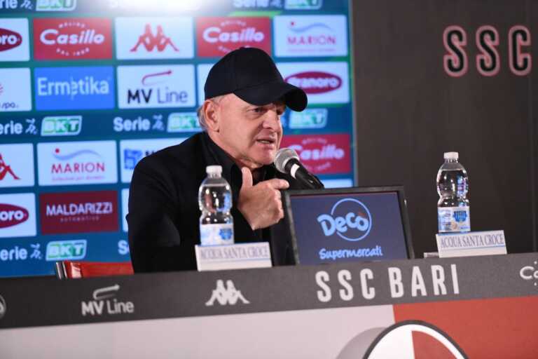 Iachini carica il suo Bari: «A Como senza paura. Reagiamo alla pressione»