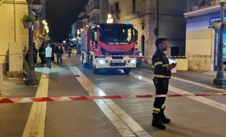 Bomba in una gioielleria in pieno centro a San Giovanni Rotondo: ferita una persona