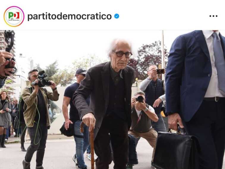 Canfora a processo a Bari, il Pd “taglia” Laforgia sui social. L’avvocato: «Nella foto sono senza testa»