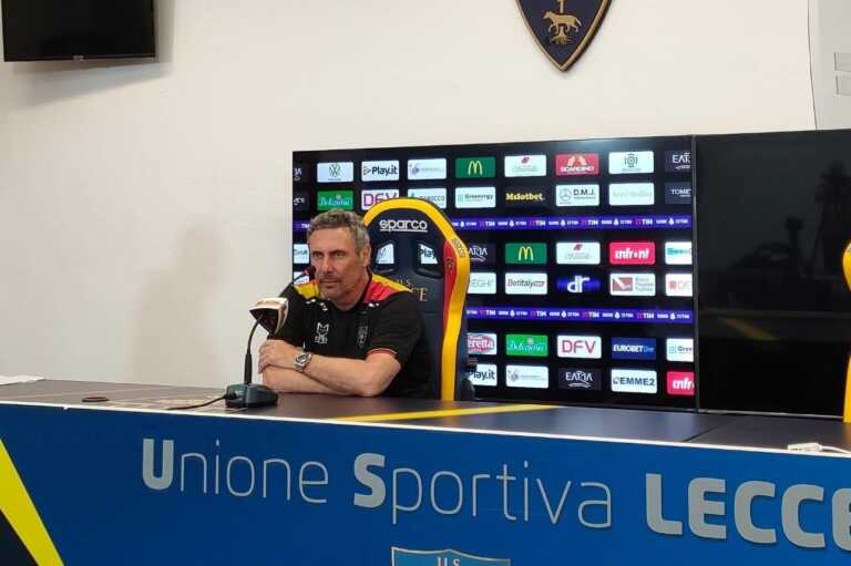Il Lecce riparte da Luca Gotti, Sticchi Damiani: «Ha fatto un ottimo lavoro»
