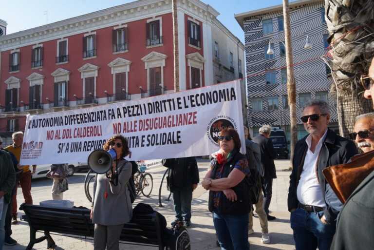 Autonomia differenziata, Laforgia al sit-in a Bari: «Contro il ddl prima che sia troppo tardi»