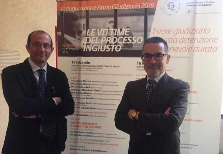 Galleria foto 'Errori giudiziari, Maimone e Lattanzi: «Per i magistrati non ci sono sanzioni»' - foto 1