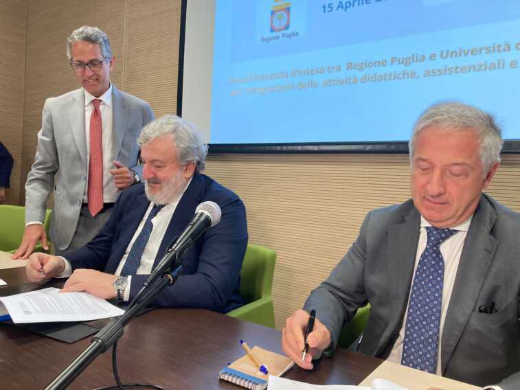 Lecce, il “Fazzi” diventerà azienda ospedaliera: siglato il protocollo tra Regione Puglia e UniSalento