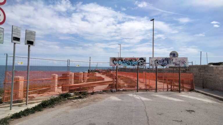 Lungomare dei Trulli a Torre a Mare, scatta la messa in sicurezza: in arrivo anche le recinzioni