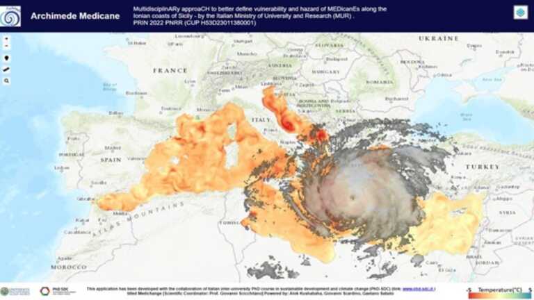 Uragani nel mar Mediterraneo: uno studio dell’Università di Bari ne spiega l’origine