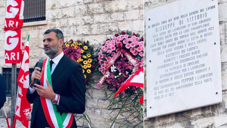 Primo Maggio, Decaro a Bari vecchia: «È la festa di chi non si arrende alle morti sul lavoro, ancora troppe e in crescita»