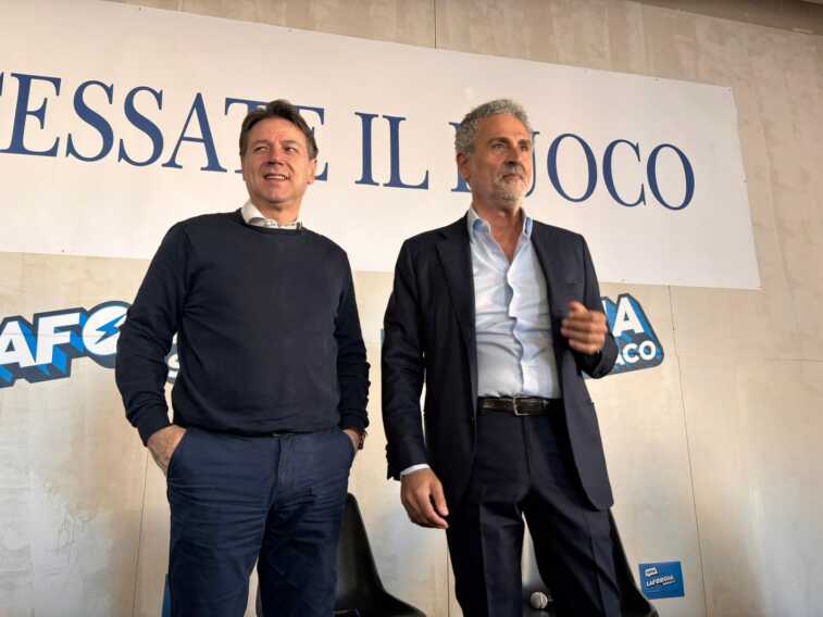 Sfiducia a Emiliano, Conte: «Il M5s non presta il fianco alla destra. Alla Regione chiediamo garanzie di legalità»