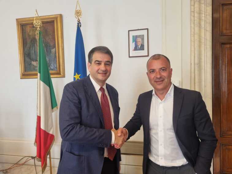 Lecce, Sticchi Damiani incontra Fitto: il ministro disponibile al finanziamento per la copertura del Via del Mare