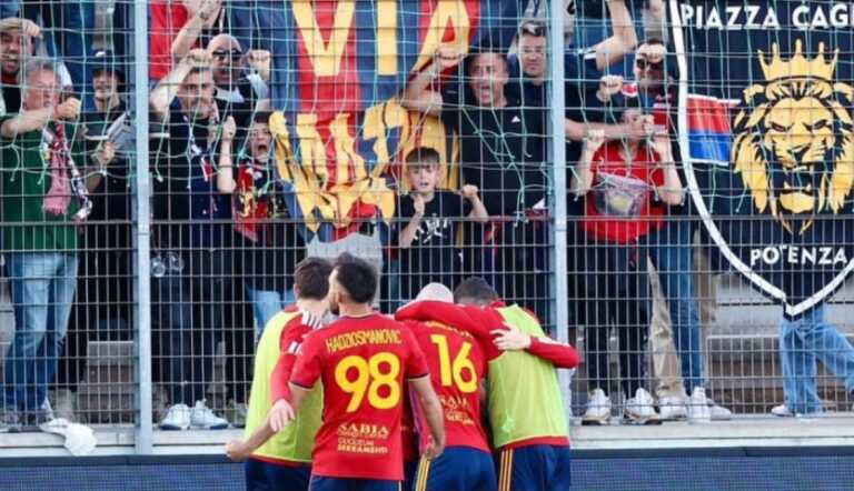 Al Potenza basta un gol di Caturano per battere il Monterosi: salvezza più vicina
