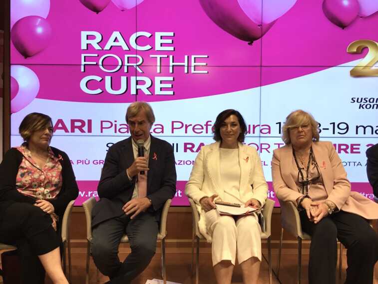 Bari, tutto pronto per la 18esima edizione della Race for the cure: tre giorni dedicati a sport e salute – VIDEO