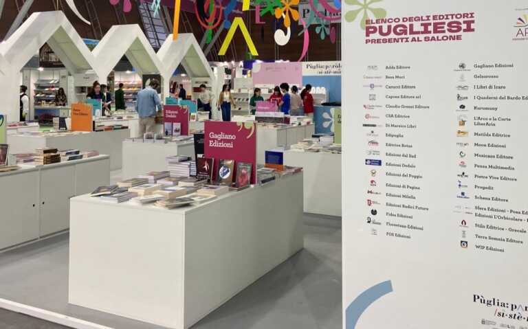La Puglia al Salone del libro di Torino con 39 case editrici: in programma presentazioni e una mostra
