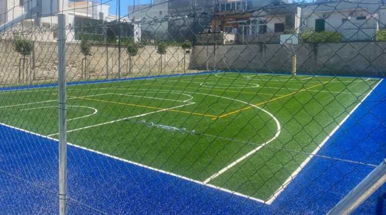 Pronto l’impianto Leo Dell’Acqua a Carbonara: campi da calcio, basket e pista d’atletica