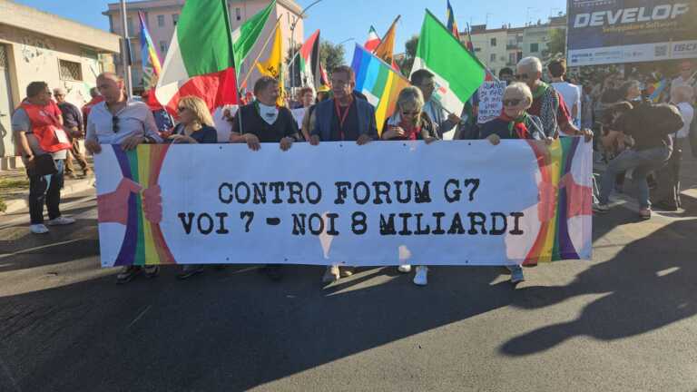 Sindacati, studenti e associazioni a Fasano per il Contro forum G7: «Una marcia di pace»