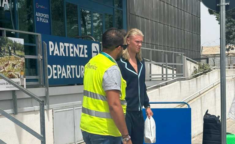Haaland prosegue le vacanze in Puglia, avvistato al “Gino Lisa” di Foggia: direzione Gargano