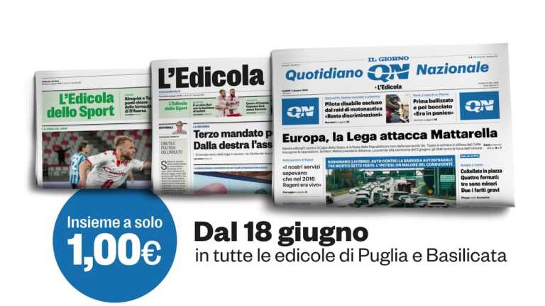 L’Edicola con il Quotidiano Nazionale: dal 18 giugno a 1 euro notizie e informazione di qualità – VIDEO