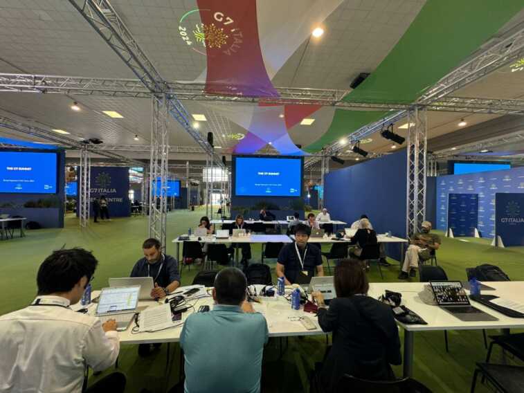 G7, il media centre nella Fiera del Levante. Frulli: «Bari ha avuto un ruolo centrale»