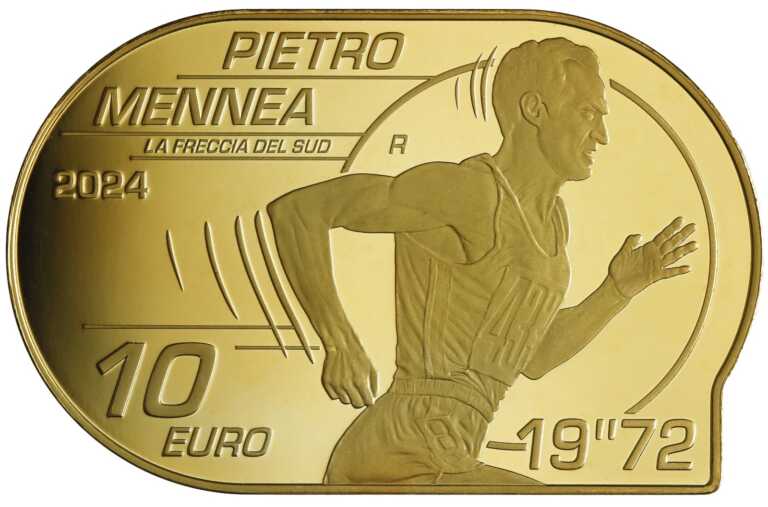 Barletta, una moneta dedicata a Pietro Mennea celebra gli Europei di Atletica Leggera 2024