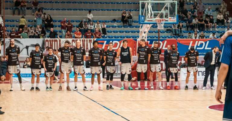 Basket, HDL Nardo vince all’ultimo respiro col Latina: mercoledì il match point per la salvezza