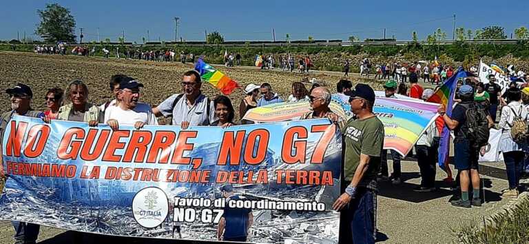 Dalla cena dei poveri al corteo finale a Fasano: tre giorni di manifestazioni contro il G7