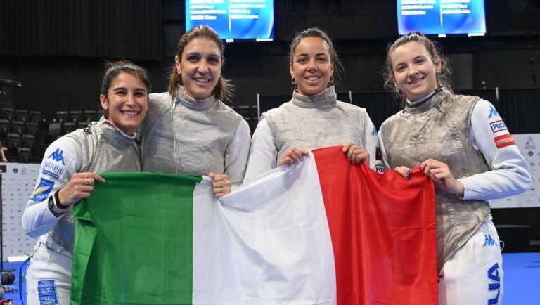 Europei di scherma, oro per Palumbo nel fioretto a squadre femminile: la potentina sul gradino più alto del podio con Errigo, Favaretto e Volpi