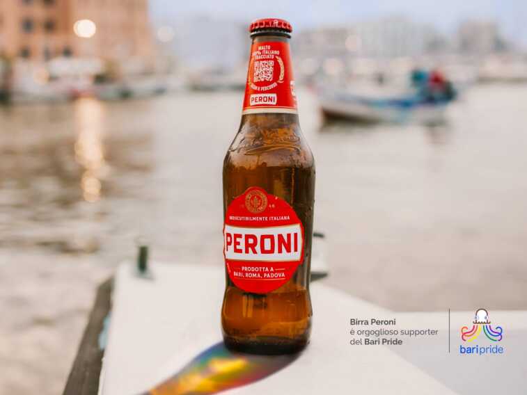Birra Peroni per la prima volta accanto al Bari Pride: «Uniamo le persone, oltre ogni differenza»