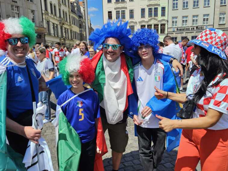 Euro 2024, Italia-Croazia è già iniziata nelle piazze di Lipsia – FOTO E VIDEO