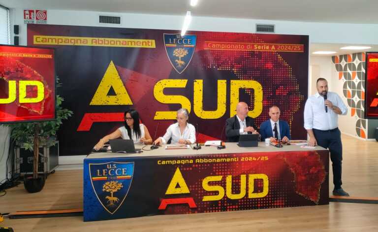 Galleria foto '“A Sud”, via alla campagna abbonamenti del Lecce: «Puntiamo a dare più del massimo»' - foto 1