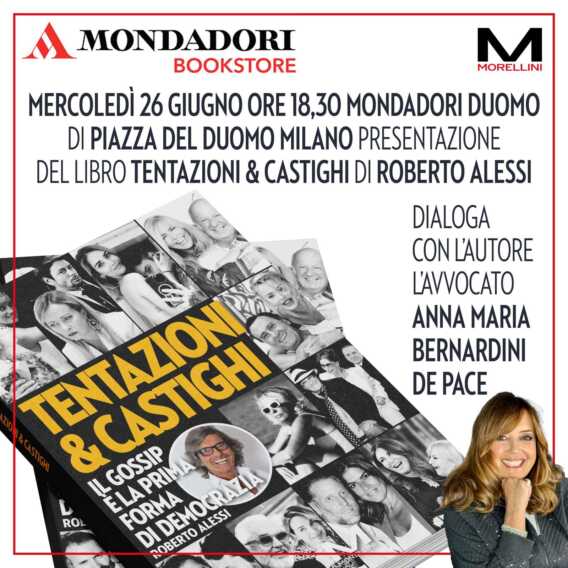 Galleria foto '“Tentazioni & Castighi”: tutti i segreti dell’Italia dei vip nel nuovo libro di Roberto Alessi – VIDEO' - foto 1