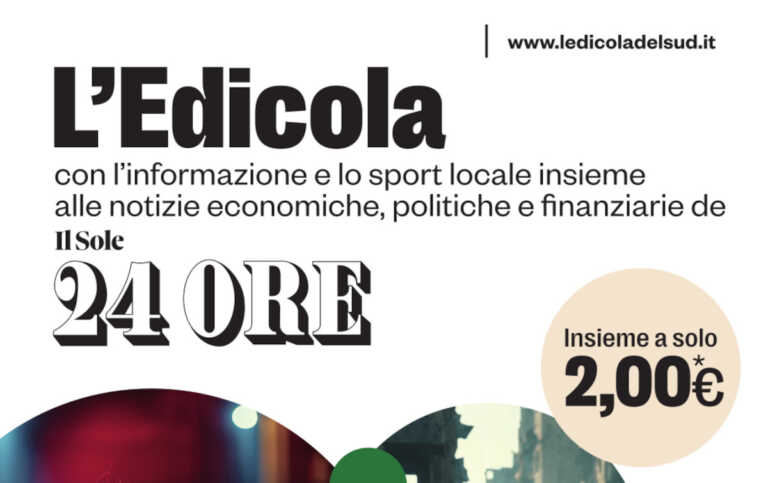 L’Edicola con il Sole 24 ore: dal 18 giugno a 2 euro notizie e approfondimenti di qualità