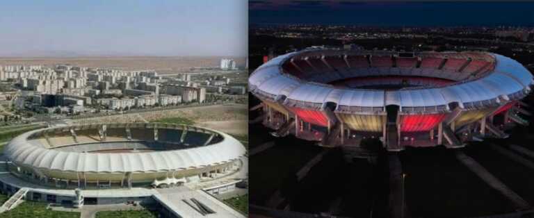 Bari, trovato il “fratellastro” dello stadio San Nicola: si trova in Turkmenistan
