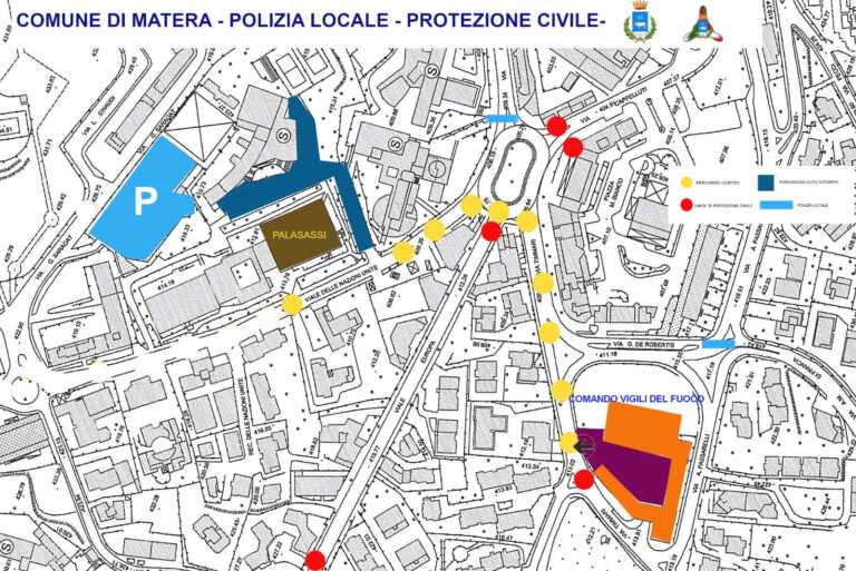 Matera, limitazioni al traffico per il corteo funebre in onore dei vigili del fuoco morti a Nova Siri