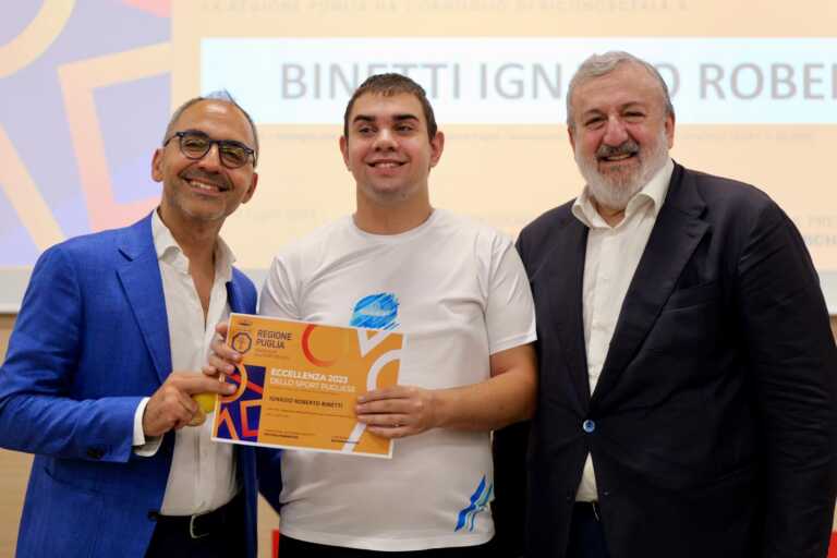 La Puglia si candida a Regione europea dello Sport 2026. Premiate 127 eccellenze tra atleti e società – VIDEO