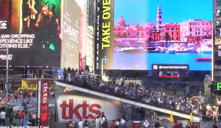 Dal lungomare alla Città Vecchia sui maxi schermi di Times Square: Bari incanta New York – FOTO
