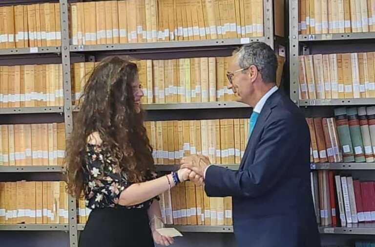 Borsa di studio “Franca Sorge” per la meritevole Chiara Longhi: la cerimonia al liceo Galilei di Manduria