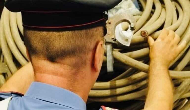 Furto di rame sventato nel Tarantino, 10 quintali di cavi recuperati fra Manduria e Avetrana