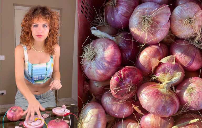 Acquaviva, al via i due giorni di festa per la cipolla rossa: Gaia Gentile già “piange” e canta – VIDEO