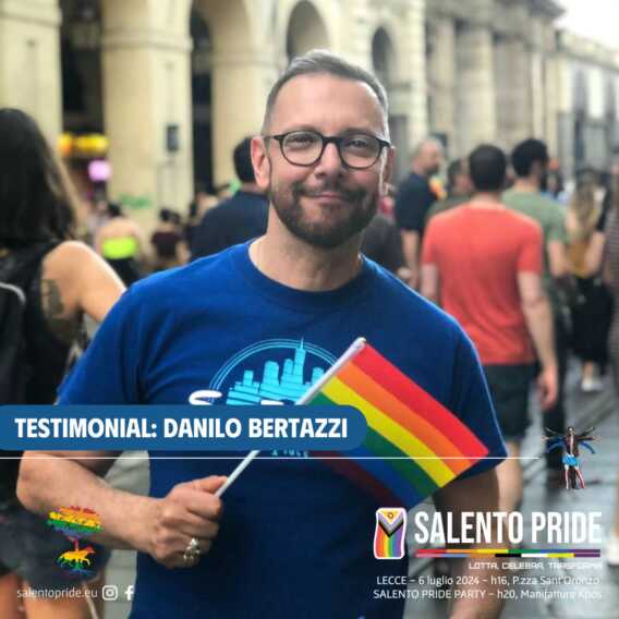 Galleria foto 'Salento Pride torna a Lecce il 6 luglio: fra gli ospiti Danilo Bertazzi, il Tonio Cartonio della Melevisione – FOTO' - foto 1