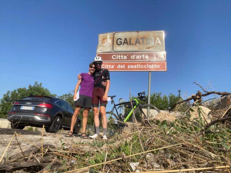 Da Milano a Galatina in quattro giorni: l’impresa in bicicletta di Michele