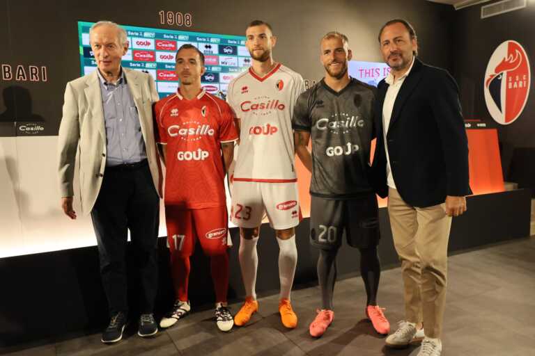 Bari, un omaggio a identità e tradizione: ecco le tre maglie biancorosse per la stagione 2024-2025