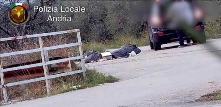 Abbandona rifiuti alla periferia di Andria, 40enne incastrato dalle foto-trappole: multa da 2.500 euro