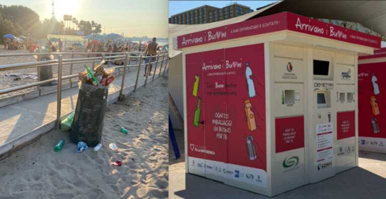 Bari, il solito Pane e Pomodoro: «Cassonetti strapieni e compattatori fuori servizio» – FOTO