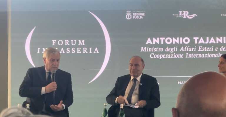 Manduria, al via i Forum in masseria da Bruno Vespa. Tajani: «In Ue l’Italia può fare la voce grossa»