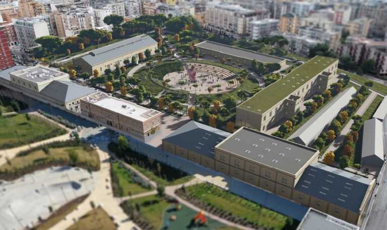 Galleria foto 'Bari, sopralluogo di Leccese nell’ex Caserma Rossani: proseguono i lavori per il tetto verde' - foto 3