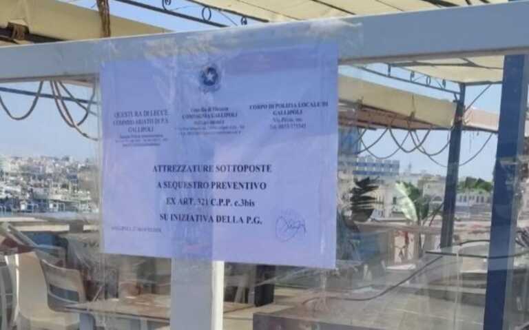 Occupa il suolo pubblico oltre i limiti e vende alimenti e bevande senza licenza, denunciato 30enne a Gallipoli