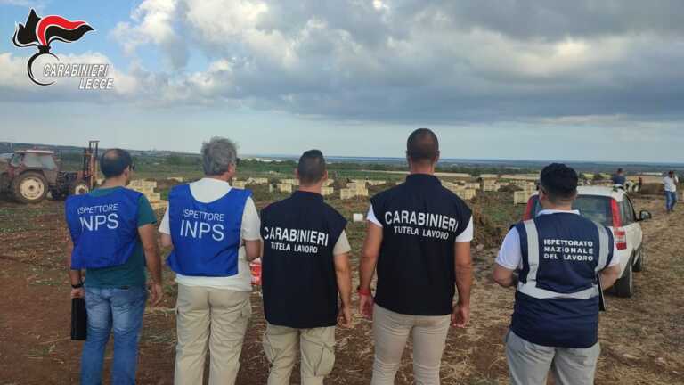 Lavoro irregolare in bar, ristoranti e aziende agricole nel Salento: 16 denunce