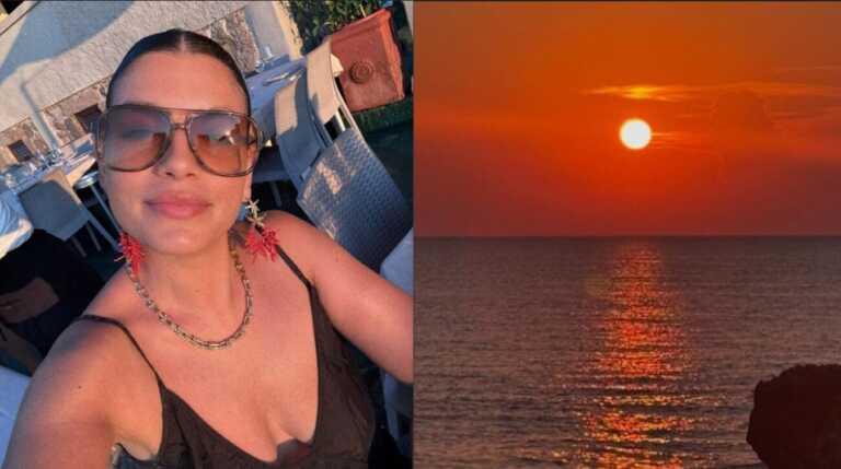 Emma saluta la famiglia e il Salento da diva: coralli, oro e un pizzico di nostalgia