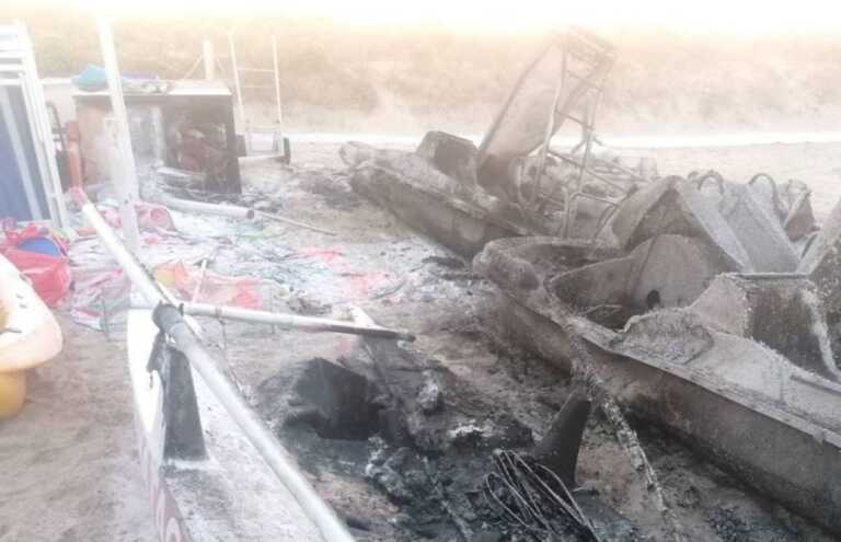 Ugento, 4 pedalò distrutti in un incendio a San Giovanni: indagano i carabinieri