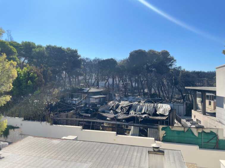 Incendio a Pulsano, i dati dell’Arpa: «Non c’è amianto nell’aria di Lido Silvana»