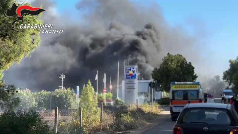 Incendio a Pulsano: 67enne ascoltato dai carabinieri. Si aggrava la sua posizione – VIDEO