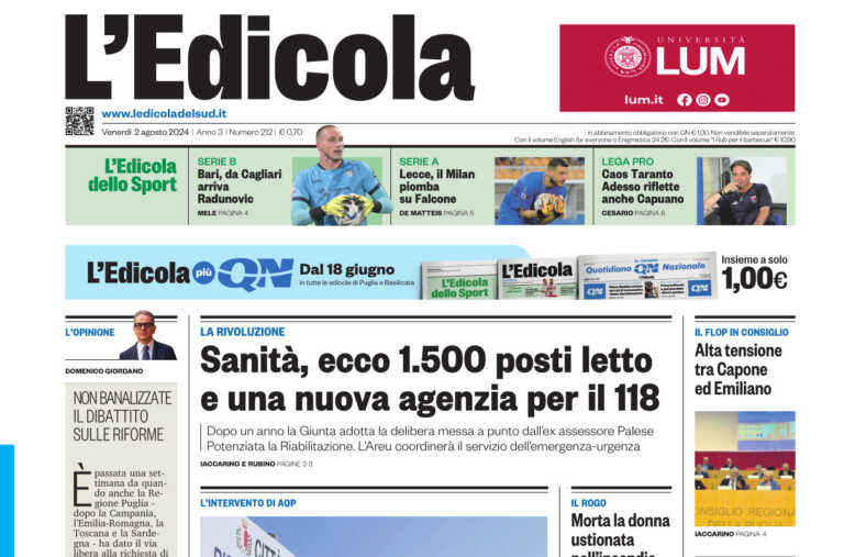 Scarica gratis la versione digitale de L’Edicola di oggi